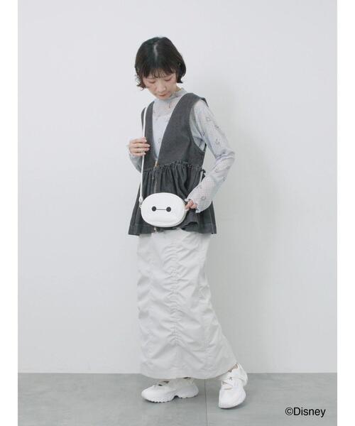 Samansa Mos2 blue（サマンサモスモスブルー）の「【Disney】ベイマックス/刺繍ポシェット（ハンドバッグ・レディース・オフホワイト・F）」の7枚目の写真