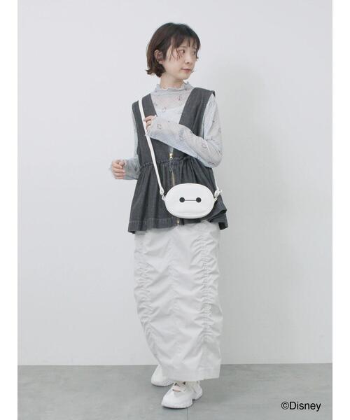 Samansa Mos2 blue（サマンサモスモスブルー）の「【Disney】ベイマックス/刺繍ポシェット（ハンドバッグ・レディース・オフホワイト・F）」の10枚目の写真