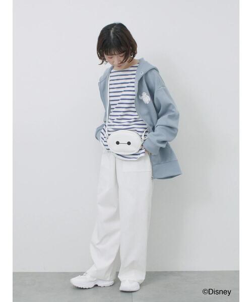 Samansa Mos2 blue（サマンサモスモスブルー）の「【Disney】ベイマックス/刺繍ポシェット（ハンドバッグ・レディース・オフホワイト・F）」の13枚目の写真