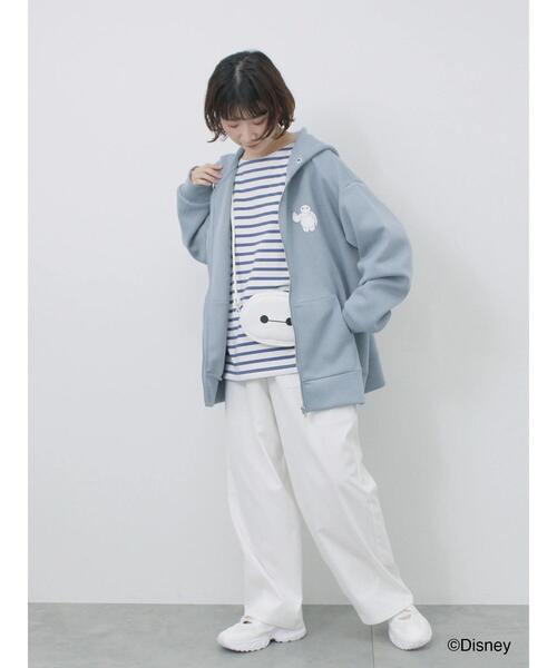 Samansa Mos2 blue（サマンサモスモスブルー）の「【Disney】ベイマックス/刺繍ポシェット（ハンドバッグ・レディース・オフホワイト・F）」の14枚目の写真