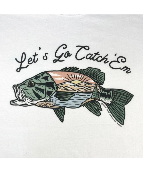 NOTHINKER(ノーシンカー)の「Let's Go Catch'em In Nature Long T-shirt(Tシャツ/カットソー・メンズ・ホワイト/ブルー系その他・X-LARGE/LARGE/SMALL/XX-LARGE/MEDIUM)」の9枚目の写真