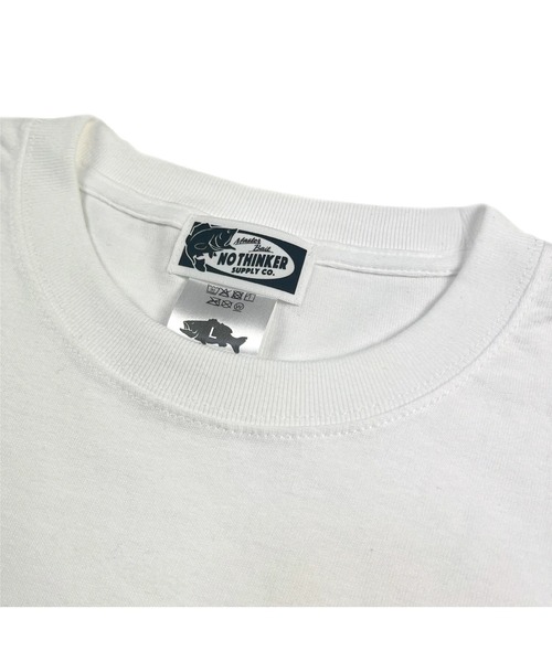 NOTHINKER(ノーシンカー)の「Let's Go Catch'em In Nature Long T-shirt(Tシャツ/カットソー・メンズ・ホワイト/ブルー系その他・X-LARGE/LARGE/SMALL/XX-LARGE/MEDIUM)」の11枚目の写真