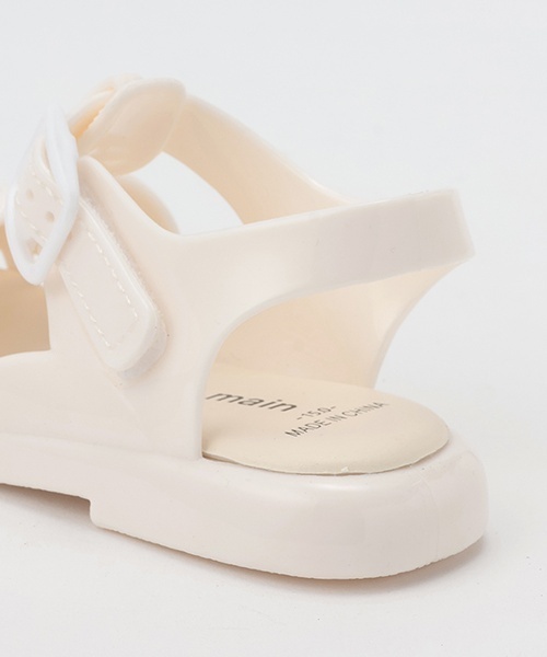 petit main（プティマイン）の「【GOODPRICE】ジェリーサンダル（サンダル・キッズ・シルバー/カラフル/ライトベージュ/アイボリー/サックスブルー/ブラック・15cm/16cm/18cm/17cm/19cm）」の7枚目の写真