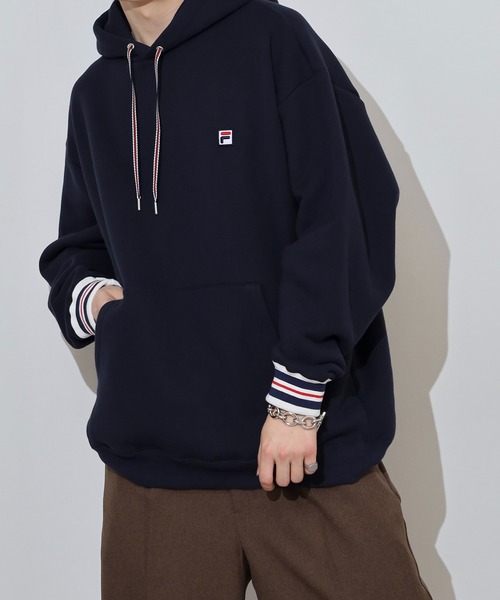 匿名購入者321ahmuderz×FILA LOGOHOODIE HOODIE / フーディ / メンズ （ブルー） -FILA（フィラ）公式通販