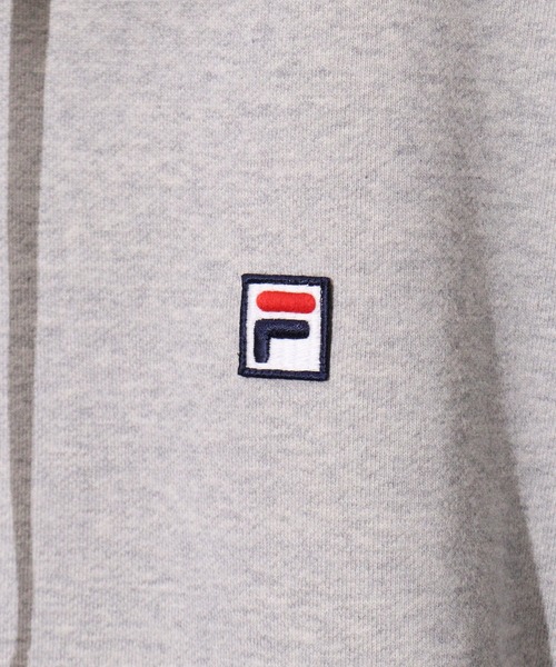 FILA HERITAGE（フィラヘリテージ）の「FILA HERITAGE SWEAT HOODIE ワンポイント刺繍 フーディー（パーカー・メンズ・グレー/ネイビー・XL/L/M）」の13枚目の写真