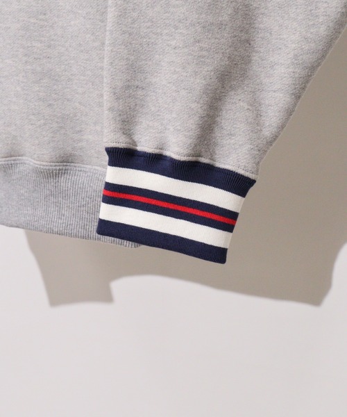 FILA HERITAGE（フィラヘリテージ）の「FILA HERITAGE SWEAT HOODIE ワンポイント刺繍 フーディー（パーカー・メンズ・グレー/ネイビー・XL/L/M）」の19枚目の写真