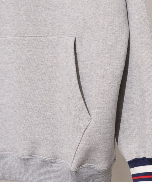 FILA HERITAGE（フィラヘリテージ）の「FILA HERITAGE SWEAT HOODIE ワンポイント刺繍 フーディー（パーカー・メンズ・グレー/ネイビー・XL/L/M）」の20枚目の写真
