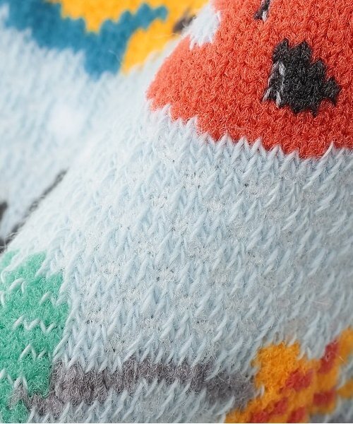 kladskap（クレードスコープ）の「深海スニーカーインソックス（ソックス/靴下・キッズ・オフホワイト/サックスブルー・S(13-15cm)/M(16-18cm)/11-13cm/L(18-20cm)）」の6枚目の写真