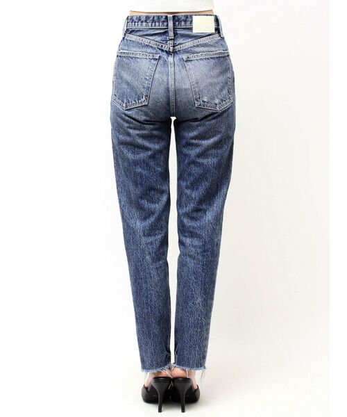 GYDA（ジェイダ）の「ハイウエストVintage Edge ダメージストレートデニムパンツ（デニムパンツ・レディース・インディゴブルー/ブルー・SMALL/MEDIUM）」の5枚目の写真