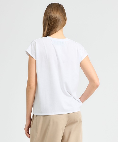 TICCA（ティッカ）の「TICCA / VEGAS Tシャツ（Tシャツ/カットソー・レディース・ホワイト/ネイビー・FREE）」の6枚目の写真