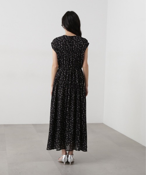 SinceThenキュート シフォン ノースリーブ プリント ワンピース 楽天市場】【SALE／30%OFF】シフォンフラワープリントワンピース