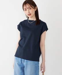 SHIPS Colors:40/2 天竺 ボートネック トップス