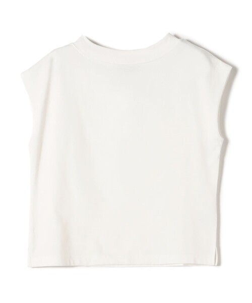 SHIPS Colors(シップス カラーズ)の「SHIPS Colors:40/2 天竺 ボートネック トップス(Tシャツ/カットソー・レディース・ブラック/ネイビー/オフホワイト/ライトグリーン・ONE SIZE)」の5枚目の写真
