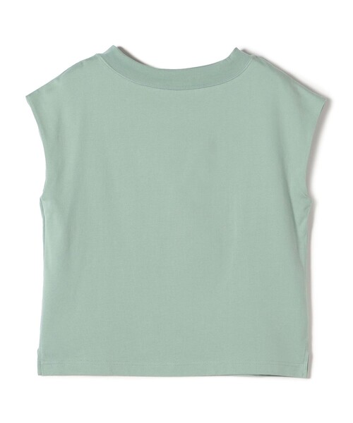 SHIPS Colors（シップス カラーズ）の「SHIPS Colors:40/2 天竺 ボートネック トップス（Tシャツ/カットソー・レディース・ブラック/ネイビー/オフホワイト/ライトグリーン・ONE SIZE）」の6枚目の写真