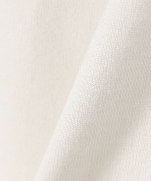 SHIPS Colors（シップス カラーズ）の「SHIPS Colors:40/2 天竺 ボートネック トップス（Tシャツ/カットソー・レディース・ブラック/ネイビー/オフホワイト/ライトグリーン・ONE SIZE）」の13枚目の写真