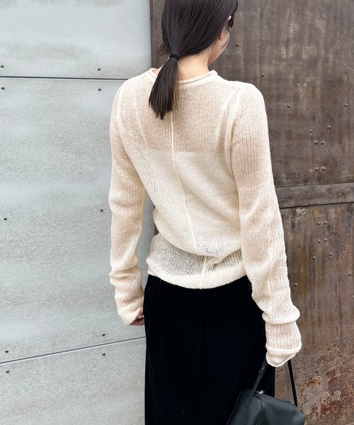 ꕤclara* 【3点】 ハイネックシアートップス/YECCA VECCA（イェッカ ヴェッカ）の