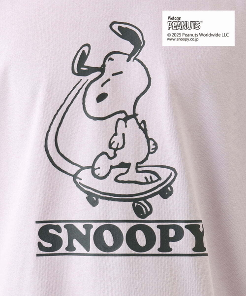 MK MICHEL KLEIN HOMME （エムケーミッシェルクランオム）の「【洗える】ビンテージスヌーピーTシャツ（Tシャツ/カットソー・メンズ・ピンク/ホワイト/ブルー/チャコールグレー・48/51/46）」の11枚目の写真