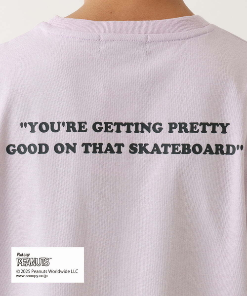 MK MICHEL KLEIN HOMME （エムケーミッシェルクランオム）の「【洗える】ビンテージスヌーピーTシャツ（Tシャツ/カットソー・メンズ・ピンク/ホワイト/ブルー/チャコールグレー・48/51/46）」の12枚目の写真