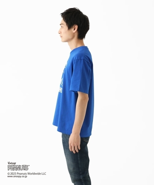 MK MICHEL KLEIN HOMME （エムケーミッシェルクランオム）の「【洗える】ビンテージスヌーピーTシャツ（Tシャツ/カットソー・メンズ・ピンク/ホワイト/ブルー/チャコールグレー・48/51/46）」の17枚目の写真