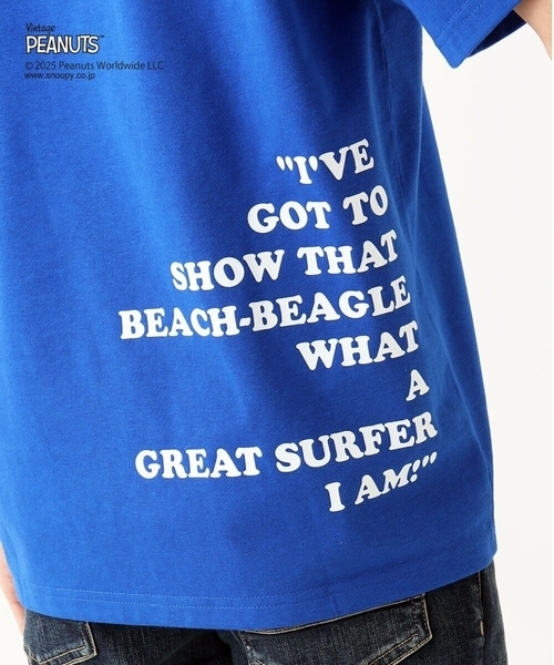 MK MICHEL KLEIN HOMME （エムケーミッシェルクランオム）の「【洗える】ビンテージスヌーピーTシャツ（Tシャツ/カットソー・メンズ・ピンク/ホワイト/ブルー/チャコールグレー・48/51/46）」の19枚目の写真