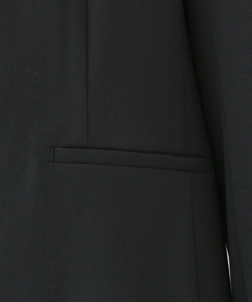 INDIVI（インディヴィ）の「【洗える／夏スーツ】ミニ千鳥柄ノーカラージャケット（ノーカラージャケット・レディース・ブラック系3/ブラウン系4/ブラウン系6/ブラック・03/05/13/15 /36/38/40）」の9枚目の写真