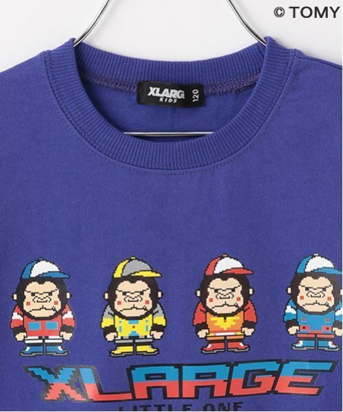 XLARGE KIDS（エクストララージキッズ）の「【トランスフォーマー】ピクセルファニーゴリラ半袖Tシャツ（Tシャツ/カットソー・キッズ・ホワイト/レッド/パープル・80ｃｍ/90cm/100cm/110cm/120cm/130cm/140cm）」の5枚目の写真
