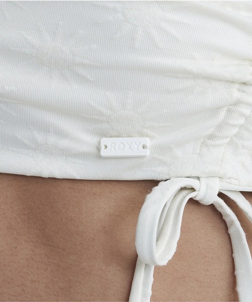 ROXY（ロキシー）の「【ROXY/ロキシー】24SS MINDFUL SUNRISE/水陸両用ドローコード付きジャガードバンドゥビキニ(水着)（水着・レディース・ホワイト/ブラック/イエロー・MEDIUM/SMALL/LARGE）」の8枚目の写真