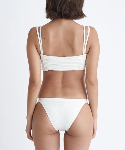 ROXY（ロキシー）の「【ROXY/ロキシー】24SS MINDFUL SUNRISE/水陸両用ドローコード付きジャガードバンドゥビキニ(水着)（水着・レディース・ホワイト/ブラック/イエロー・MEDIUM/SMALL/LARGE）」の12枚目の写真