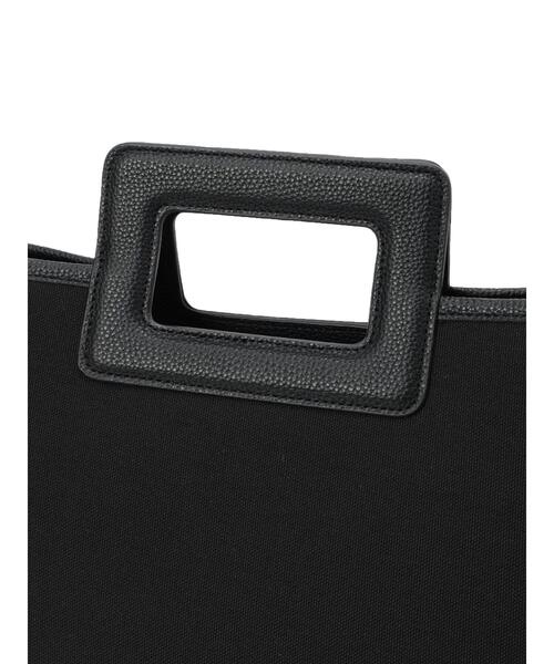 Te chichi（テチチ）の「繰り手シップスタイルトートバッグ（ハンドバッグ・レディース・ブラック/オフホワイト・F）」の9枚目の写真