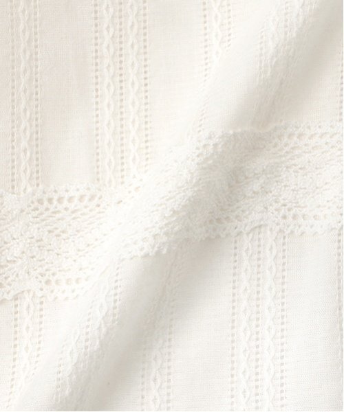 petit main(プティマイン)の「レースサロペット(サロペット/オーバーオール・キッズ・ネイビー/オフホワイト・S/M/L)」の15枚目の写真