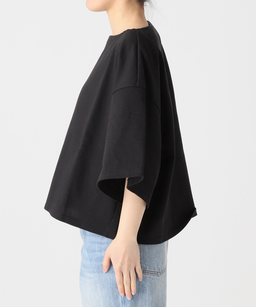 plage（プラージュ）の「Poncho Tシャツ（Tシャツ/カットソー・レディース・イエロー/ホワイト/ブラック・FREE）」の4枚目の写真