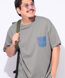 EDWIN | EDWIN (エドウィン) デニムポケット クルーネック 半袖 Tシャツ DARKGRAY(Tシャツ/カットソー)