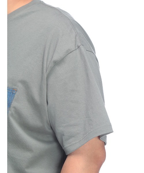 EDWIN（エドウィン）の「EDWIN (エドウィン) デニムポケット クルーネック 半袖 Tシャツ DARKGRAY（Tシャツ/カットソー・メンズ・ダークグレー・3L/5L/4L）」の11枚目の写真