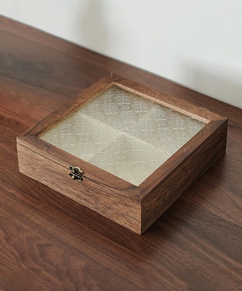 ホワイト 木製収納 ガラス蓋 ホワイト 木製収納 ガラス蓋