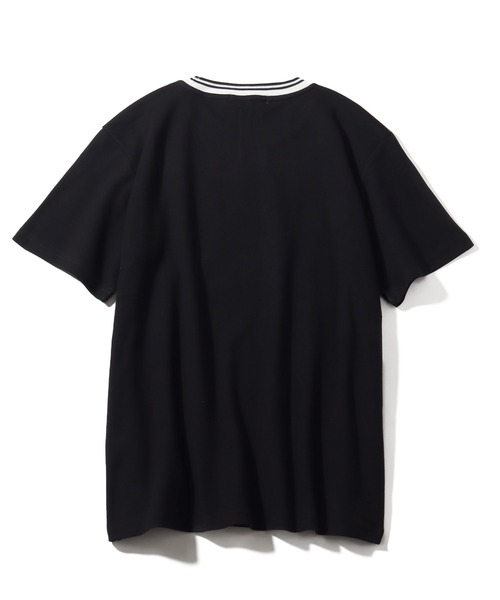 U.S. POLO ASSN.(ユーエスポロアッスン)の「【U.S. POLO ASSN./ユーエスポロアッスン】鹿の子リブライン ワンポイント刺繍ロゴ 半袖Tシャツ(Tシャツ/カットソー・メンズ・ベージュ/ネイビー/ブラック/ホワイト・M/L/LL)」の16枚目の写真