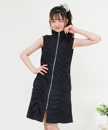 PINKHUNT（ピンクハント）の「PINKHUNT ピンクハント シャーリング前ZIP開き ワンピース 0689K（ワンピース・キッズ）」