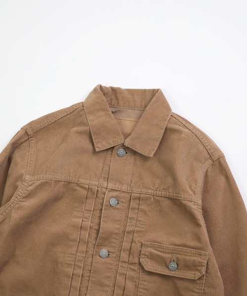 OMNIGOD（オムニゴッド）の「[OMNIGOD womens / オムニゴッド] １４Wコーデュロイ 1stタイプジャケット（ブルゾン・レディース・ベージュ/グレー・0）」の9枚目の写真