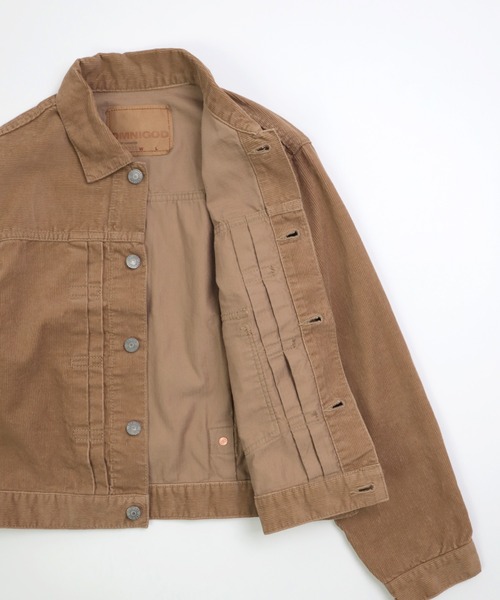 OMNIGOD（オムニゴッド）の「[OMNIGOD womens / オムニゴッド] １４Wコーデュロイ 1stタイプジャケット（ブルゾン・レディース・ベージュ/グレー・0）」の11枚目の写真