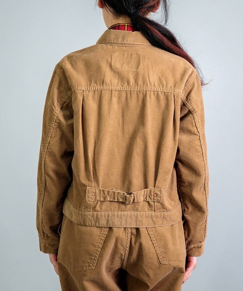 OMNIGOD（オムニゴッド）の「[OMNIGOD womens / オムニゴッド] １４Wコーデュロイ 1stタイプジャケット（ブルゾン・レディース・ベージュ/グレー・0）」の7枚目の写真