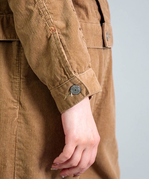 OMNIGOD（オムニゴッド）の「[OMNIGOD womens / オムニゴッド] １４Wコーデュロイ 1stタイプジャケット（ブルゾン・レディース・ベージュ/グレー・0）」の21枚目の写真