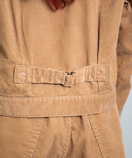 OMNIGOD（オムニゴッド）の「[OMNIGOD womens / オムニゴッド] １４Wコーデュロイ 1stタイプジャケット（ブルゾン・レディース・ベージュ/グレー・0）」の8枚目の写真