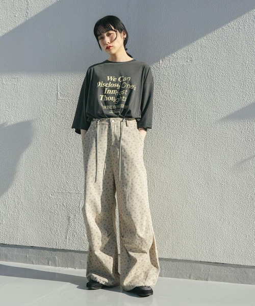 セール】フラワープリントドロストパンツ（その他パンツ）｜KBF