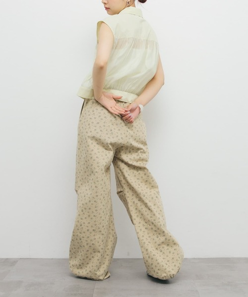 ブラミンク　未使用SUMMER フラワージャガードドロストパンツ ブラミンク 未使用SUMMER フラワージャガードドロストパンツ