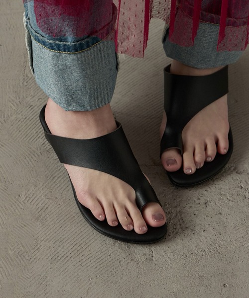Fashion Letter（ファッションレター）の「日本製 トングサンダル スポサン レディース 痛くないサンダル（サンダル・レディース・シルバー/ブラック/ゴールド/ブロンズ・S/M/L/LL）」の5枚目の写真