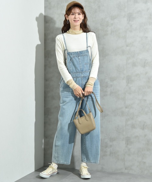 セール】【CYNICAL】ミドルオンスデニムキャミサロペット