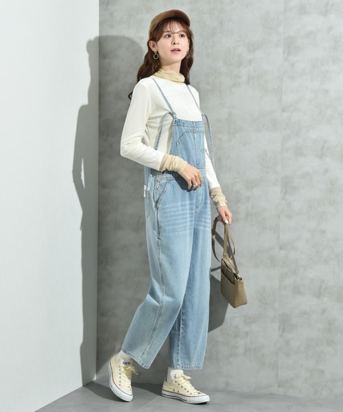 セール】【CYNICAL】ミドルオンスデニムキャミサロペット