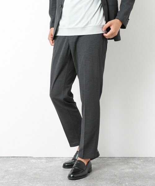 NOLLEY’S(ノーリーズ)の「《ビジカジ/セットアップ対応》Primeflex 吸水速乾 メランジ カノコ ストレッチイージーPT(その他パンツ・メンズ・ネイビー/ベージュ/ブラック/グレー・S/M/L/XL)」の21枚目の写真