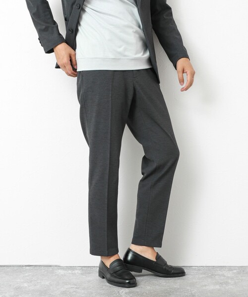 NOLLEY’S(ノーリーズ)の「《ビジカジ/セットアップ対応》Primeflex 吸水速乾 メランジ カノコ ストレッチイージーPT(その他パンツ・メンズ・ネイビー/ベージュ/ブラック/グレー・S/M/L/XL)」の18枚目の写真