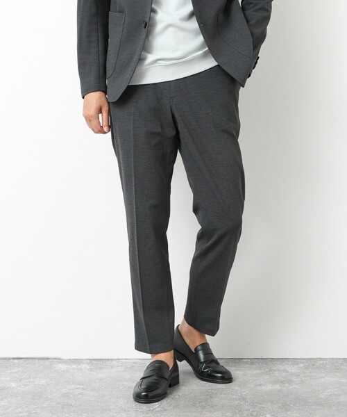 NOLLEY’S(ノーリーズ)の「《ビジカジ/セットアップ対応》Primeflex 吸水速乾 メランジ カノコ ストレッチイージーPT(その他パンツ・メンズ・ネイビー/ベージュ/ブラック/グレー・S/M/L/XL)」の17枚目の写真