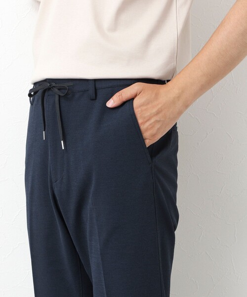 NOLLEY’S(ノーリーズ)の「《ビジカジ/セットアップ対応》Primeflex 吸水速乾 メランジ カノコ ストレッチイージーPT(その他パンツ・メンズ・ネイビー/ベージュ/ブラック/グレー・S/M/L/XL)」の9枚目の写真
